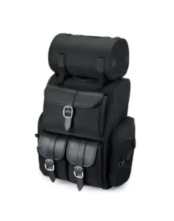 Viking Highway Extra Large Plain Motorcycle Sissy Bar Bag