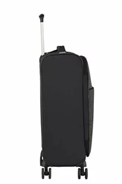 American Tourister Unisex Adults Front Pocket In Felt, Black (Jet Black), Spinner S Mit Vordertasche Aus Filz (55 Cm-42 L) -TRAVELPRO Sales 21JEzkvfOUL