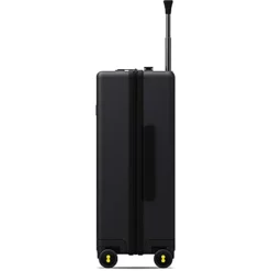 LEVEL8 Luminous Textured Medium Checked Luggage, 24” Hardshell Suitcase, Lightweight PC Textured Hardside Spinner Trolley For Luggage, TSA Approved Checked Luggage With 8 Spinner Wheels, Black, 24-Inch Checked-In -TRAVELPRO Sales 21QODN6NZRL