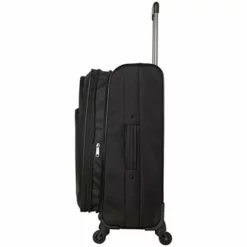 Kenneth Cole Reaction Going Places 24" 600d Polyester Expandable 4-Wheel Spinner Checked Luggage, Black -TRAVELPRO Sales 31 fXhSuyaL