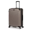 Kenneth Cole Reaction Renegade 28” Check Size Luggage Lightweight Hardside Expandable 8-Wheel Spinner Travel Suitcase, Champagne, Inch