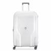 DELSEY Paris Clavel Hardside Expandable Luggage With Spinner Wheels, WHITE, Checked-Large 30 Inch