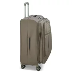 DELSEY Paris Helium DLX Softside Expandable Luggage With Spinner Wheels, Mocha, Checked-Medium 25 Inch -TRAVELPRO Sales 311B1TzbjdL