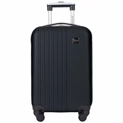Travelers Club Cosmo Hardside Spinner Luggage, Black, Carry-On 20-Inch