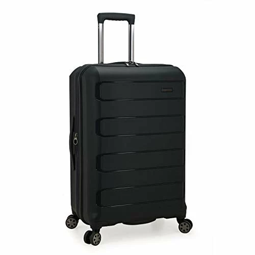 Traveler's Choice Pagosa Indestructible Hardshell Expandable Spinner Luggage, Black, Checked-Medium 26-Inch 1 Traveler's Choice Pagosa Indestructible Hardshell Expandable Spinner Luggage, Black, Checked-Medium 26-Inch