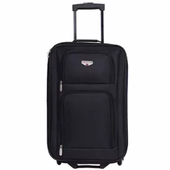 Travelers Club Genova Expandable Luggage Set, Black, 3 Piece -TRAVELPRO Sales 315MHS6NyEL