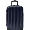 Aer De Aer Premium Carry On Luggage Spinner - Super Light Weight, Maximum Capacity - The Carry On, Re-Imagined, Navy