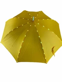 Rain Umbrella | LED UMBRELLA For Rain Or Sun Or Just For Fun | Quality Rain Umbrella For All Ages Boys/Girls/Adults |Great For Your Social Media Videos | Sun Wind Umbrella SJF Products (Yellow) 13 Rain Umbrella | LED UMBRELLA For Rain Or Sun Or Just For Fun | Quality Rain Umbrella For All Ages Boys/Girls/Adults |Great For Your Social Media Videos | Sun Wind Umbrella SJF Products (Yellow) -TRAVELPRO Sales 315Xlzgb0aL