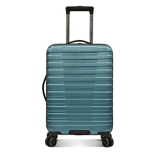U.S. Traveler Boren Polycarbonate Hardside Rugged Travel Suitcase Luggage With 8 Spinner Wheels, Aluminum Handle, Teal, Carry-on 22-Inch, USB Port 1 U.S. Traveler Boren Polycarbonate Hardside Rugged Travel Suitcase Luggage With 8 Spinner Wheels, Aluminum Handle, Teal, Carry-on 22-Inch, USB Port