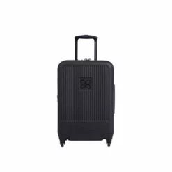 Sherpani Meridian, 22 Inch Travel Hardside Luggage, Durable Hardshell Luggage, Expandable Suitcases With Wheels, Rolling Luggage Carry On, Lightweight Carry On Luggage With Spinner Wheels (Black)