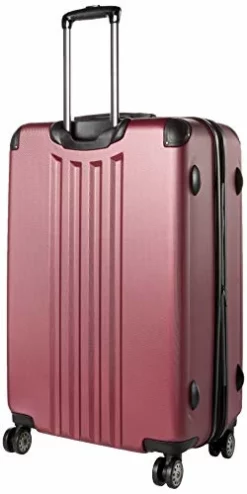 Kenneth Cole Reaction Reverb Hardside 8-Wheel 3-Piece Spinner Luggage Set: 20" Carry-on, 25", 29", Raspberry -TRAVELPRO Sales 316kTDf5S0L
