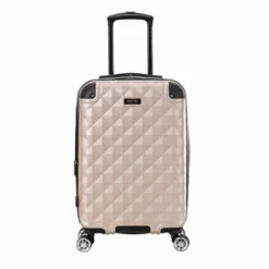 Kenneth Cole Reaction Diamond Tower Luggage Collection Lightweight Hardside Expandable 8-Wheel Spinner Travel Suitcase, Rose Champagne, 20-Inch Carry On -TRAVELPRO Sales 3173xFGGR9L