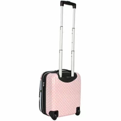 Betsey Johnson 4 Piece Designer Luggage - Expandable (ABS+PC) Hardside Lightweight Spinner Suitcases - Set Includes 15 Inch Underseat Bag, 20 Inch Carry On, 26 & 30 Inch Checked Bags (Stripe Roses) 11 Betsey Johnson 4 Piece Designer Luggage - Expandable (ABS+PC) Hardside Lightweight Spinner Suitcases - Set Includes 15 Inch Underseat Bag, 20 Inch Carry On, 26 & 30 Inch Checked Bags (Stripe Roses) -TRAVELPRO Sales 317cvT2hxnL