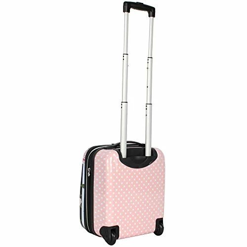 Betsey Johnson 4 Piece Designer Luggage - Expandable (ABS+PC) Hardside Lightweight Spinner Suitcases - Set Includes 15 Inch Underseat Bag, 20 Inch Carry On, 26 & 30 Inch Checked Bags (Stripe Roses) 3 Betsey Johnson 4 Piece Designer Luggage - Expandable (ABS+PC) Hardside Lightweight Spinner Suitcases - Set Includes 15 Inch Underseat Bag, 20 Inch Carry On, 26 & 30 Inch Checked Bags (Stripe Roses) - Image 3
