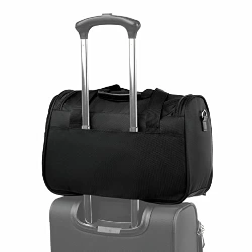 Travelpro Runway 2-piece Luggage Set, Carry On Softside Expandable 4-Wheel Spinner Suitcase & Carry On UnderSeat Luggage Soft Tote Bag, Men And Women, Black 2 Travelpro Runway 2-piece Luggage Set, Carry On Softside Expandable 4-Wheel Spinner Suitcase & Carry On UnderSeat Luggage Soft Tote Bag, Men And Women, Black - Image 2