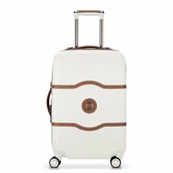 DELSEY Paris Chatelet Hardside Luggage With Spinner Wheels, Champagne White, Carry-on 21 Inch, No Brake
