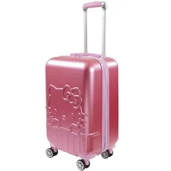 Ful Hello Kitty 21 Inch Rolling Luggage, Hardshell Carry On Suitcase With Wheels, Pink (HKFL0002AZ-650)