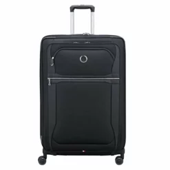 DELSEY Paris Executive Collection Softside Expandable Luggage With Spinner Wheels, Black, Checked-Large 29 Inch