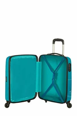 American Tourister Unisex_Adult Hand Luggage, Turquoise (Take Me Away Mickey Nyc), S (55 Cm - 36 L) -TRAVELPRO Sales 31AyPiniurL