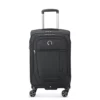 DELSEY Paris Helium DLX Softside Expandable Luggage With Spinner Wheels, Black, Carry On 20 Inch
