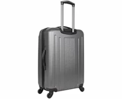 Kenneth Cole Reaction Gramercy Collection Lightweight Hardside 4-Wheel Spinner Luggage, Silver, 24-Inch Checked -TRAVELPRO Sales 31B6ARlv5PL