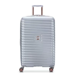 DELSEY Paris Cruise 3.0 Hardside Expandable Luggage With Spinner Wheels, Platinum, Checked-Large 28 Inch