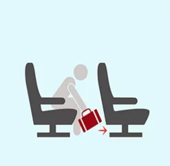 Boardingblue Under Seat 18" Duffel Bag Personal Item For Spirit & Frontier Airlines + Bonus.(Red -TRAVELPRO Sales 31C939EWo9L