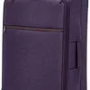 AmazonBasics Belltown Softside Rolling Spinner Suitcase Luggage - 29 Inch, Heather Purple