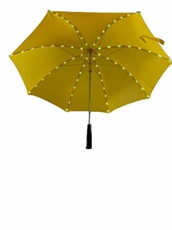 Rain Umbrella | LED UMBRELLA For Rain Or Sun Or Just For Fun | Quality Rain Umbrella For All Ages Boys/Girls/Adults |Great For Your Social Media Videos | Sun Wind Umbrella SJF Products (Yellow) 12 Rain Umbrella | LED UMBRELLA For Rain Or Sun Or Just For Fun | Quality Rain Umbrella For All Ages Boys/Girls/Adults |Great For Your Social Media Videos | Sun Wind Umbrella SJF Products (Yellow) -TRAVELPRO Sales 31EE0TxVGtL