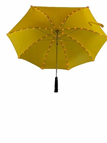 Rain Umbrella | LED UMBRELLA For Rain Or Sun Or Just For Fun | Quality Rain Umbrella For All Ages Boys/Girls/Adults |Great For Your Social Media Videos | Sun Wind Umbrella SJF Products (Yellow) 6 Rain Umbrella | LED UMBRELLA For Rain Or Sun Or Just For Fun | Quality Rain Umbrella For All Ages Boys/Girls/Adults |Great For Your Social Media Videos | Sun Wind Umbrella SJF Products (Yellow) - Image 6