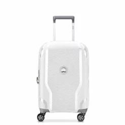 DELSEY Paris Clavel Hardside Expandable Luggage With Spinner Wheels, WHITE, Carry-On 19 Inch