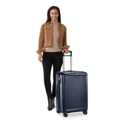 Briggs & Riley Sympatico Hardside Medium Spinner Luggage, Matte Navy, 27-Inch Checked -TRAVELPRO Sales 31LHeYS0VKL
