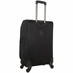 Kenneth Cole Reaction Going Places 24" 600d Polyester Expandable 4-Wheel Spinner Checked Luggage, Black -TRAVELPRO Sales 31M57v CJdL