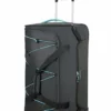 American Tourister Road Quest Wheeled Duffle Medium Travel Duffle, 67 Cm, 75 Liters, Grey (Graphite/Turquoise)