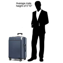 Travelpro Platinum Elite Hardside Expandable Spinner Wheel Luggage TSA Lock Hard Shell Polycarbonate Suitcase, True Navy Blue, Checked-Medium 25-Inch -TRAVELPRO Sales 31NnhdcJHqS