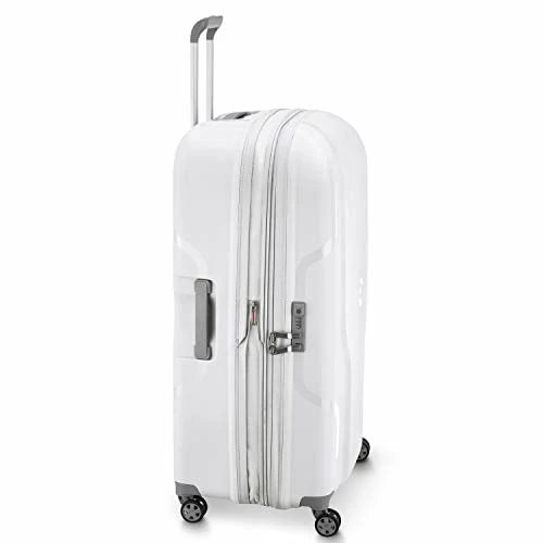 DELSEY Paris Clavel Hardside Expandable Luggage With Spinner Wheels, WHITE, Checked-Large 30 Inch 5 DELSEY Paris Clavel Hardside Expandable Luggage With Spinner Wheels, WHITE, Checked-Large 30 Inch - Image 5
