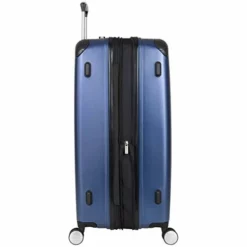 Ben Sherman 181037 Norwich Collection Lightweight Hardside PET Expandable 8-Wheel Spinner Luggage, Indigo, 28-Inch Checked -TRAVELPRO Sales 31R1hfcLl2L