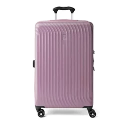 Travelpro Maxlite Air Hardside Expandable Luggage, 8 Spinner Wheels, Lightweight Hard Shell Polycarbonate, Orchid Pink Purple, Checked-Medium 25-Inch