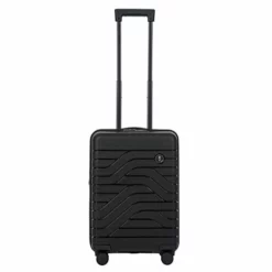 Bric's B|Y Ulisse Spinner Suitcase - 21 Inch Expandable Carry-On Luggage - Hard Exterior And TSA-Approved Lock - Black