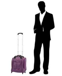 Travelpro Skypro Lightweight Airline Size Carry On Luggage Trolley Suitcase (Orchid Purple, 2-Wheel Underseat Bag) -TRAVELPRO Sales 31SV4OT227L