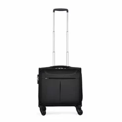 ZH Carry-On Luggage Business Travel Wheeled Rolling Laptop PC Tablet Computer Trolley Backpack, Suitcase Hand Luggage Cabin Approved Bag Lightweight For Trave Men Women