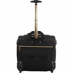 BEBE Women's Evans Wheeled Under The Seat Carry On Bag, Black Croc -TRAVELPRO Sales 31TZNTZLlyL
