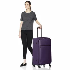 AmazonBasics Belltown Softside Rolling Spinner Suitcase Luggage - 29 Inch, Heather Purple -TRAVELPRO Sales 31UlqH4dP1L