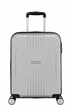 American Tourister Unisex_Adult Handgepäck, Silver, S (55 Cm-34 L) -TRAVELPRO Sales 31W3Lx5MRrL