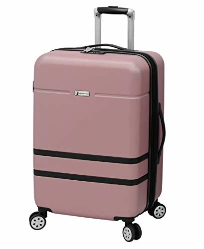 London Fog Southbury II Hardside Spinner Luggage, Blush, Checked-Medium 25-Inch 1 London Fog Southbury II Hardside Spinner Luggage, Blush, Checked-Medium 25-Inch