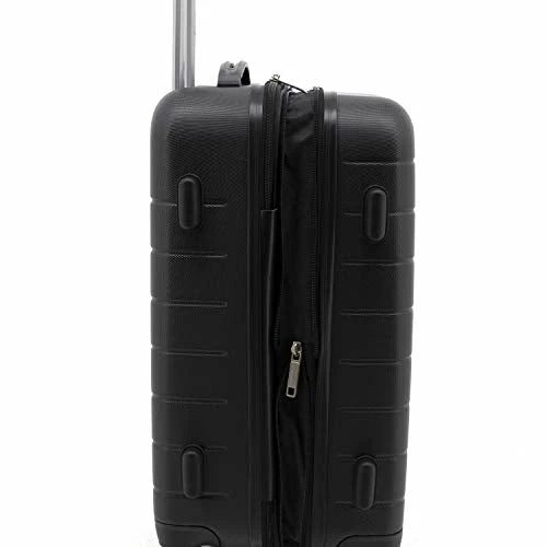 Wrangler Smart Luggage Set With Cup Holder And USB Port, Black, 20-Inch Carry-On 6 Wrangler Smart Luggage Set With Cup Holder And USB Port, Black, 20-Inch Carry-On - Image 6