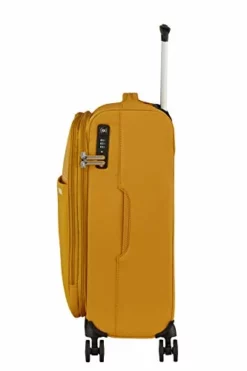 American Tourister Unisex Adults Expandable, Yellow (Golden Yellow), Spinner S Erweiterbar (55 Cm-48.5 L) -TRAVELPRO Sales 31XWfos46LL