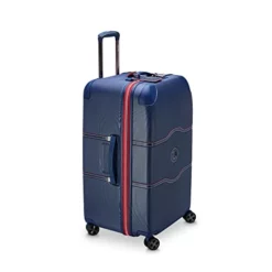 DELSEY Paris Chatelet Hardside 2.0 Luggage With Spinner Wheels, Navy, Checked-26 Inch Trunk, No Brake -TRAVELPRO Sales 31XlGd1QBML