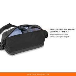 Briggs & Riley Delve Crossbody Sling Bag, Black -TRAVELPRO Sales 31Y HASm cL