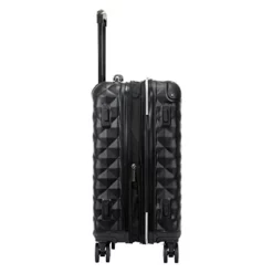 Kenneth Cole Reaction Diamond Tower Luggage Collection Lightweight Hardside Expandable 8-Wheel Spinner Travel Suitcase, Black, 20-Inch Carry On -TRAVELPRO Sales 31Yt73J pgL